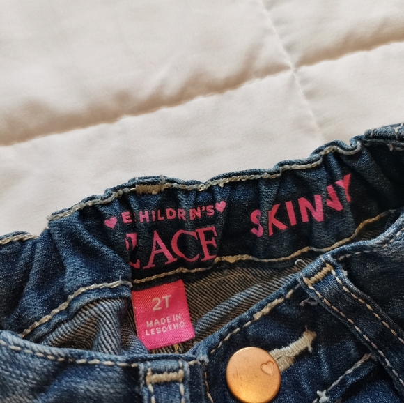 Girls Buffalo plaid jeans - Picture 2 of 5